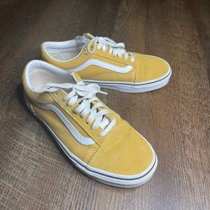 Vans old skool sneakers yellow mustard